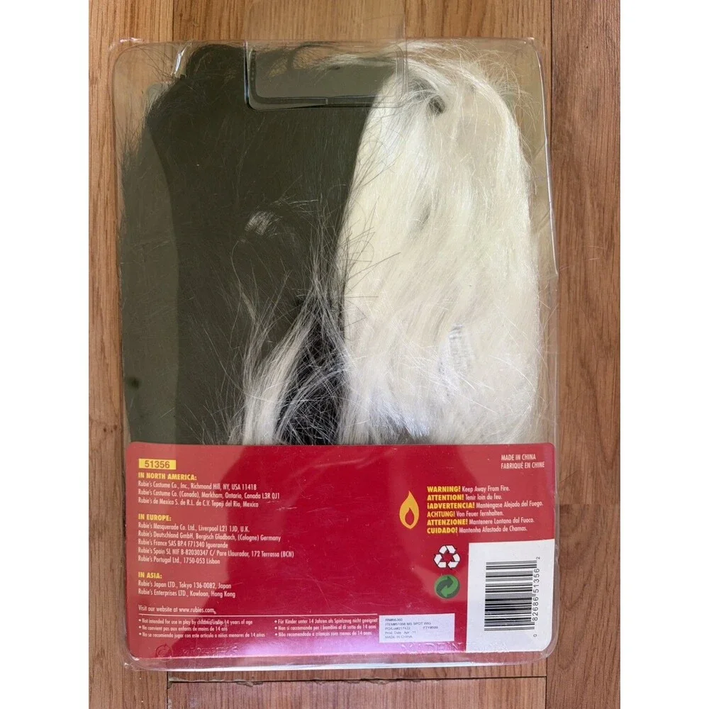Rubies Ms. Spot Cruella De Vil Dalmatians Wig Adult Halloween Costume